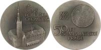 Grmela a Doležal - 50 let numism.práce 1972 - radnice