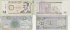 25 Dinars 1986 - gen. Hussein        Pick 731 Dinar      Pick 69        2 ks