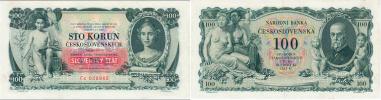 100 Koruna 1931 - přetisk