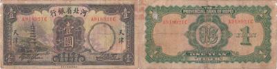 1 Yuan 1.7.1933 - Hopei - Tiensin