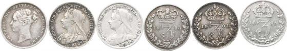 3 Pence 1886