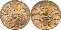 50 hal. 1947 - bronzový odražek    2