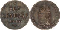 Egy = 1 Krajczar 1848_dr. hr.