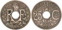 25 Centimes 1932