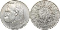 10 Zlotych 1935 - Pilsudski        Y. 29