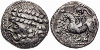 AR Tetradrachma, typ Maszlonypusta („Zopfreiter“)