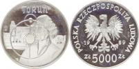 5 000 Zlotych 1989 - Toruň
