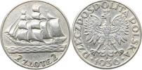2 Zlote 1936 - plachetnice         Y. 30