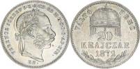 20 kr. 1872 KB "R"