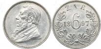6 Pence 1897        KM 4     Ag 925  2