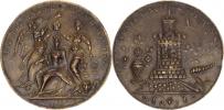 Medaile na českou korunovaci v Praze 12.5. 1743
