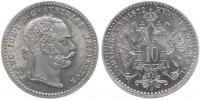 10 Krejcar 1872 b.zn.