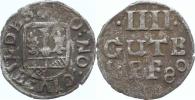 4 Gute Pfennige 1680       "R"      Buck Bahrf 285