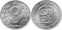 3 hal. 1962   původní ražba       "R"