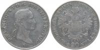 20 Krejcar 1835 B - se znakem