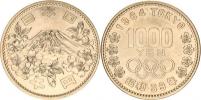 1000 Yen rok 39 (1964) - OH Tokyo 1964 Y. 80 "R" Ag 925 20