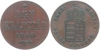 Egy Krajczár 1848 - maďarský nápis (revoluce)