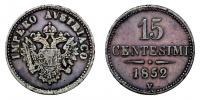 15 Centesimi 1852 V