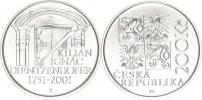 200 Kč 2001 - Dientzenhofer      (11 553 ks)     kapsle  +certifikát