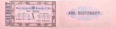 Turnov (Turnau) - 10 Kr.15.4.1849