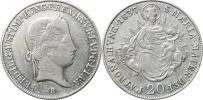 20 kr. 1837 B - Madona_mír. just.