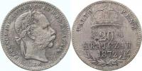 20 kr. 1872 KB      "R"_tém.