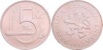 5 Koruna 1929 - dvě různé varianty vlnovek na hraně