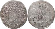 Poltura 1696 P H        Hus. 1482 var. pod datací kosočtverec mez