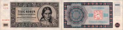 1000 Koruna 1945