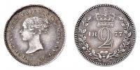 2 Pence 1877 - typ Maundy sets