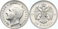 20 Dinara 1931         KM 11       Ag 500  14 g