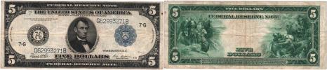 5 Dolar 1914