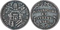 Grosso 1760 - II.rok pontifikátu - znak / 4-řádkový