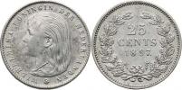 25 Cents 1897         "R"   Ag 640  3