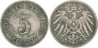5 Pfennig 1899 E