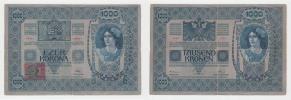 1000 Koruna 1902 - kolkovaná