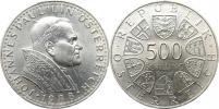500 Schilling 1988 - Návštěva papeže Jana Pavla II.      KM 2985