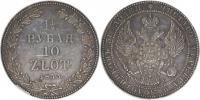 10 Zlotych (1 1/2 Rubl) 1833 NG