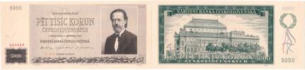 5000 Koruna 1945