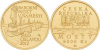 5000 Koruna (1/2 Unce) 2012 - Barokní most v Náměšti