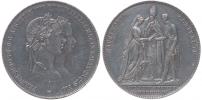 1/2 Tolar 1854 A - svatební_slabě lešt. v av.