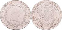 20 Krejcar 1805 B - s říšskou a rakouskou korunou