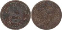 5/10 kr. 1863 B "R"