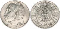 10 Zlotych 1936 - Pilsudski        Y. 29