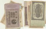 Konvolut 9 ks různých bankovek z let 1910-1923