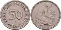 50 Fenik 1950 G - Bank deutsche Länder