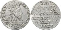 VIIII Denár (Groschen) 1623 KB        Hus. 1191 var.: za HVNG :