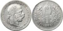 1 Koruna 1905 b.zn.     "R"