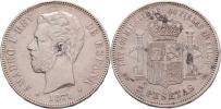 5 Peseta 1871/71 DE-M