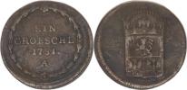Grešle (3/4 kr.) 1781 A  - pro Čechy   var. B (patka u č. 7)